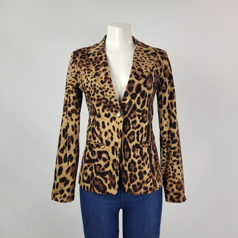 Better B Animal Pint Cotton Blazer Size M
